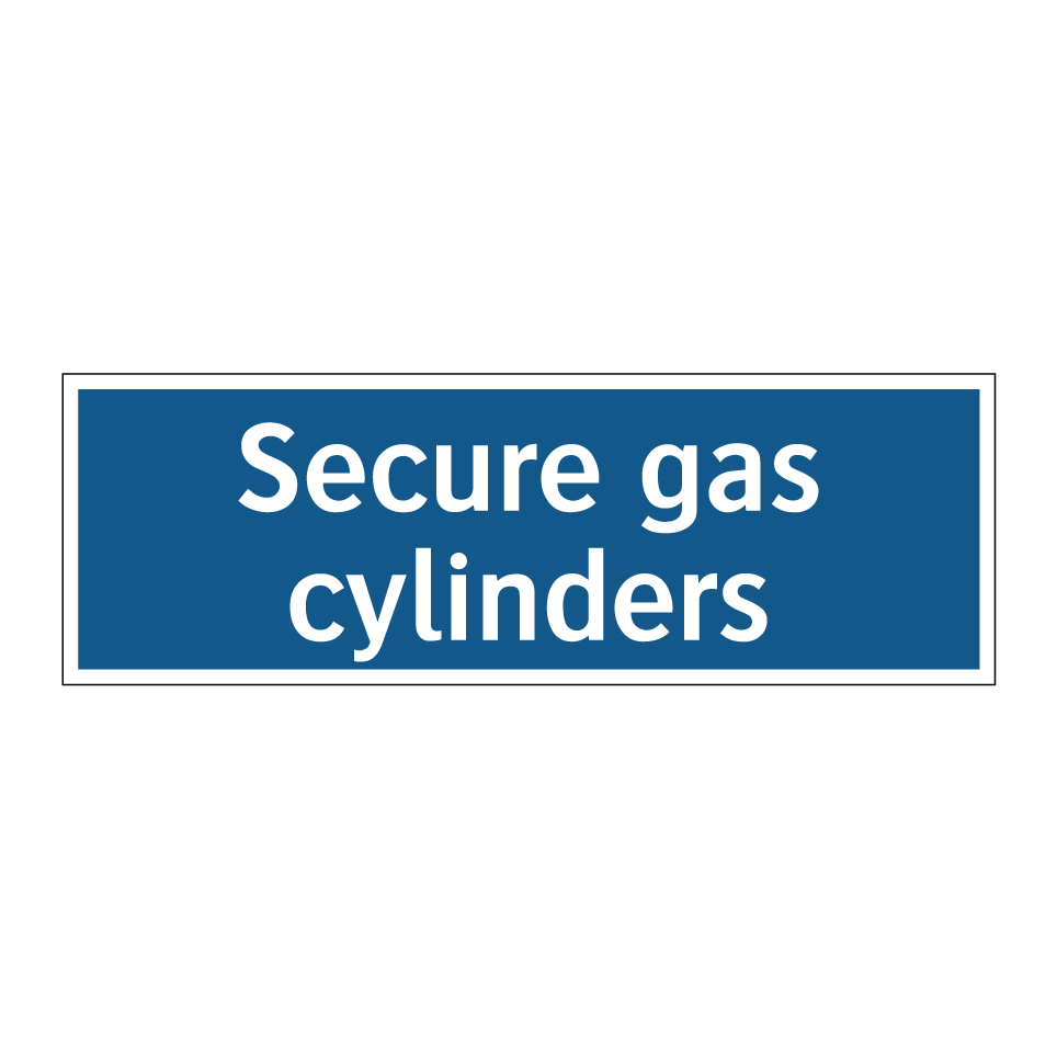 Secure gas cylinders