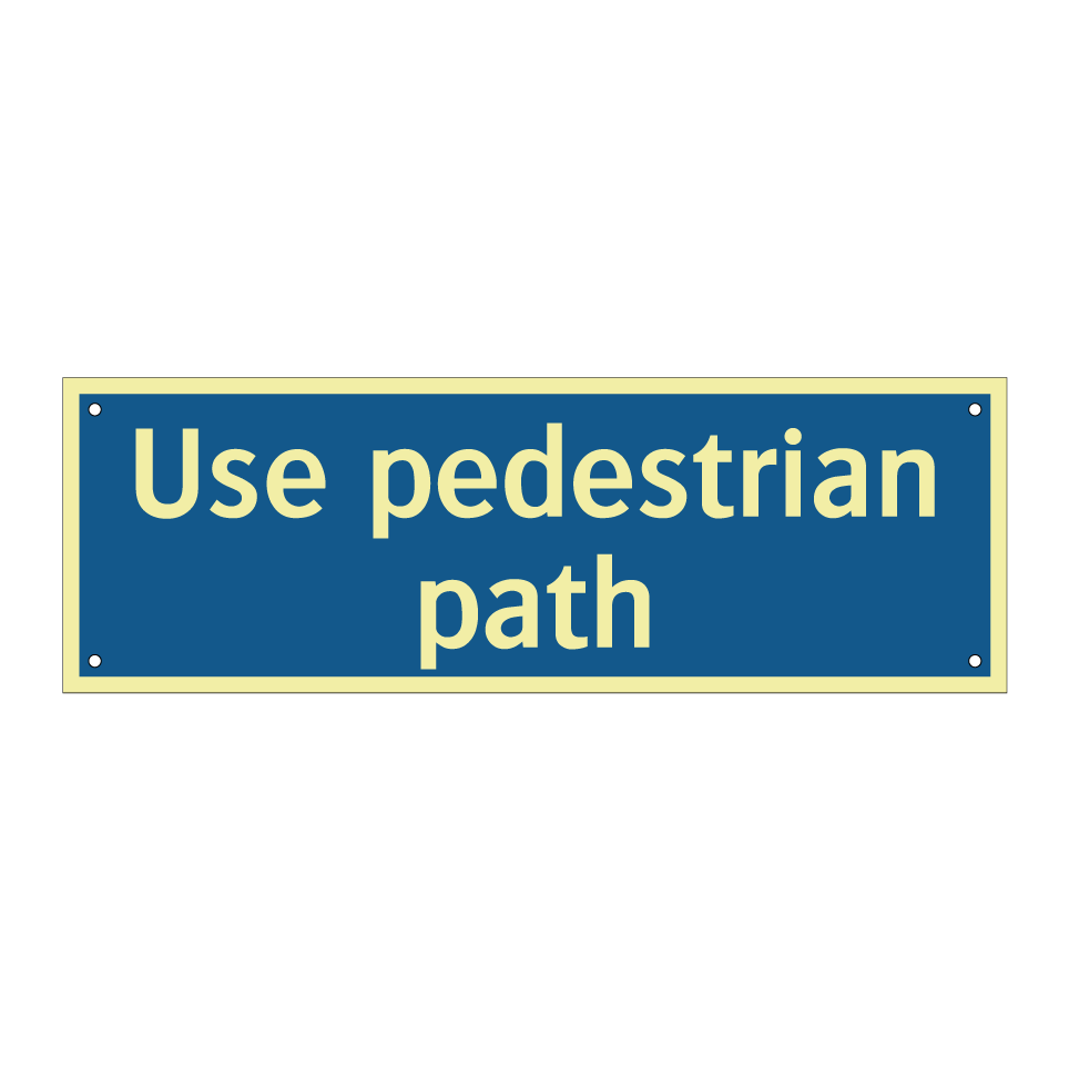 Use pedestrian path