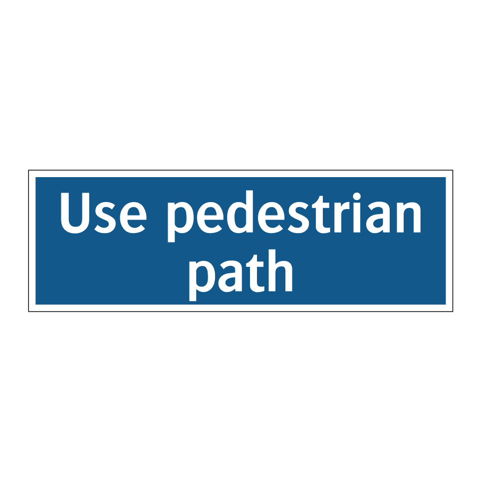 Use pedestrian path
