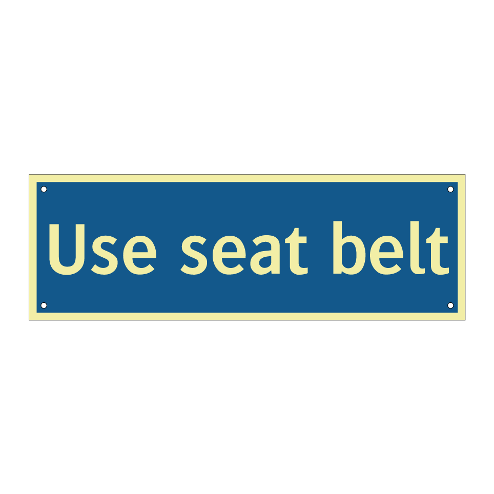 Use seat belt