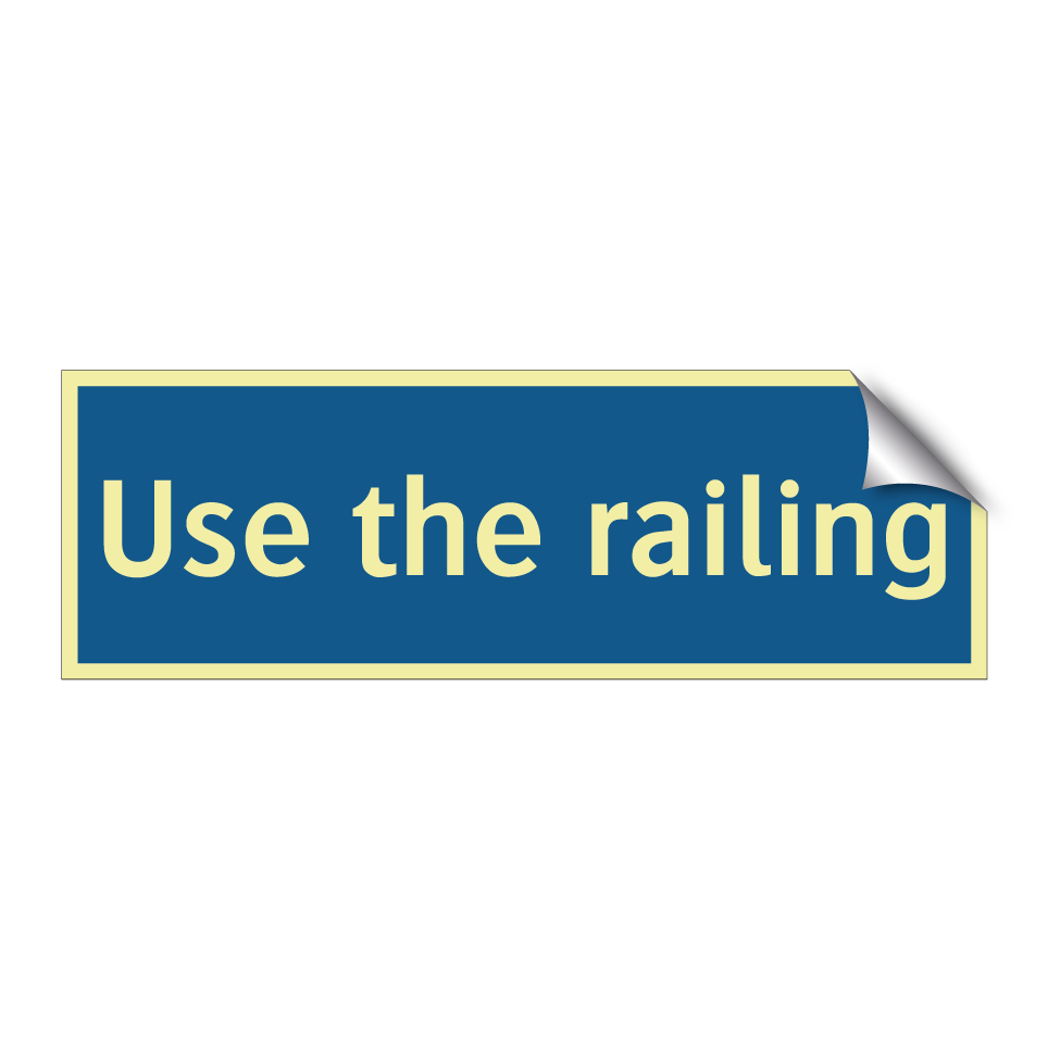 Use the railing