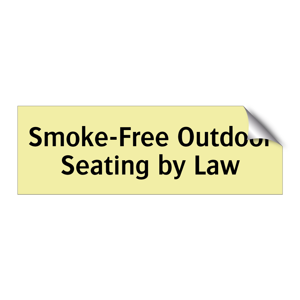 Smoke-Free Outdoor Seating by Law