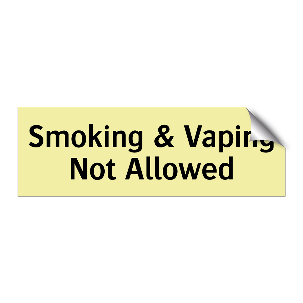 Smoking & Vaping Not Allowed