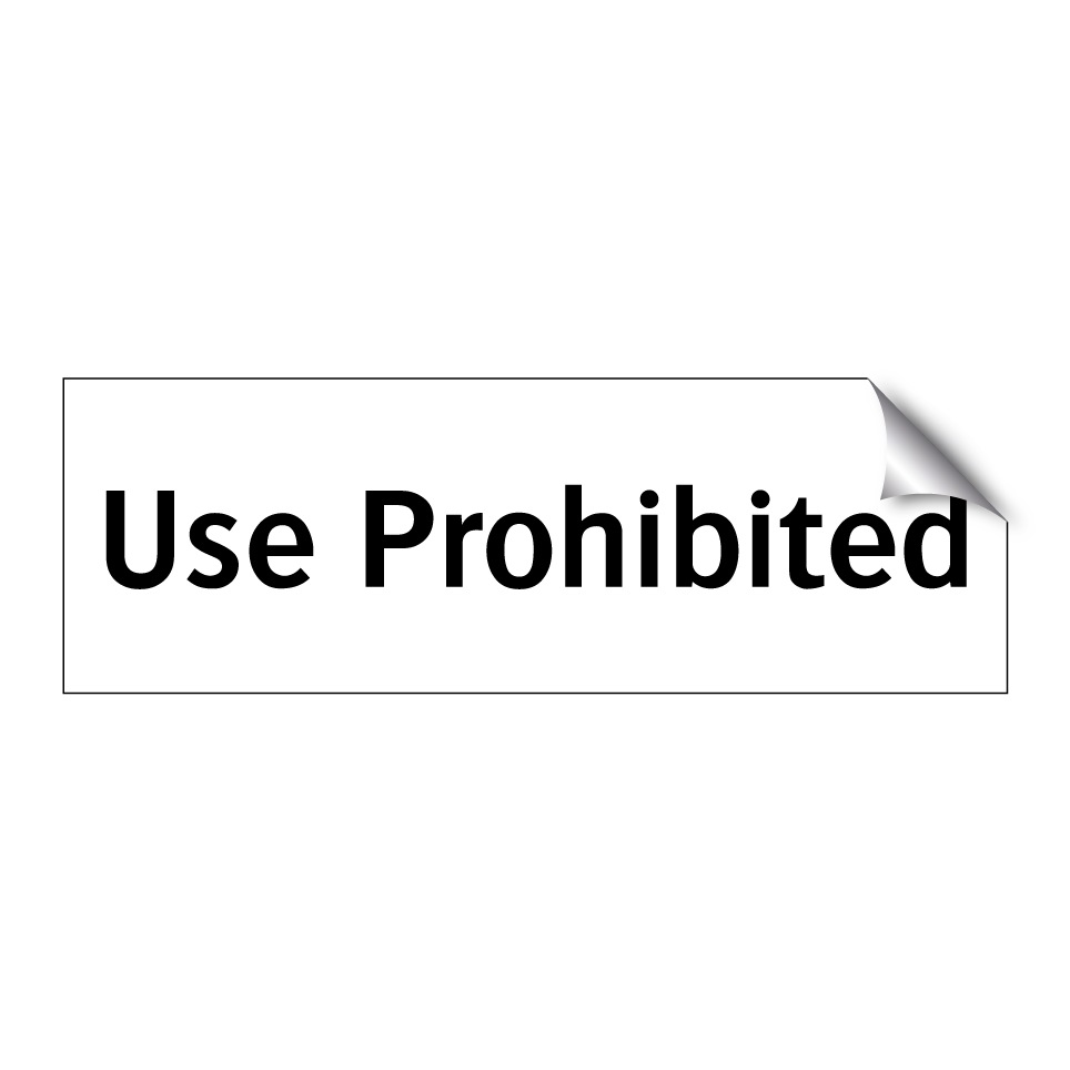 Use Prohibited