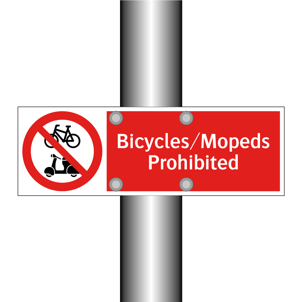 Bicycles/Mopeds Prohibited