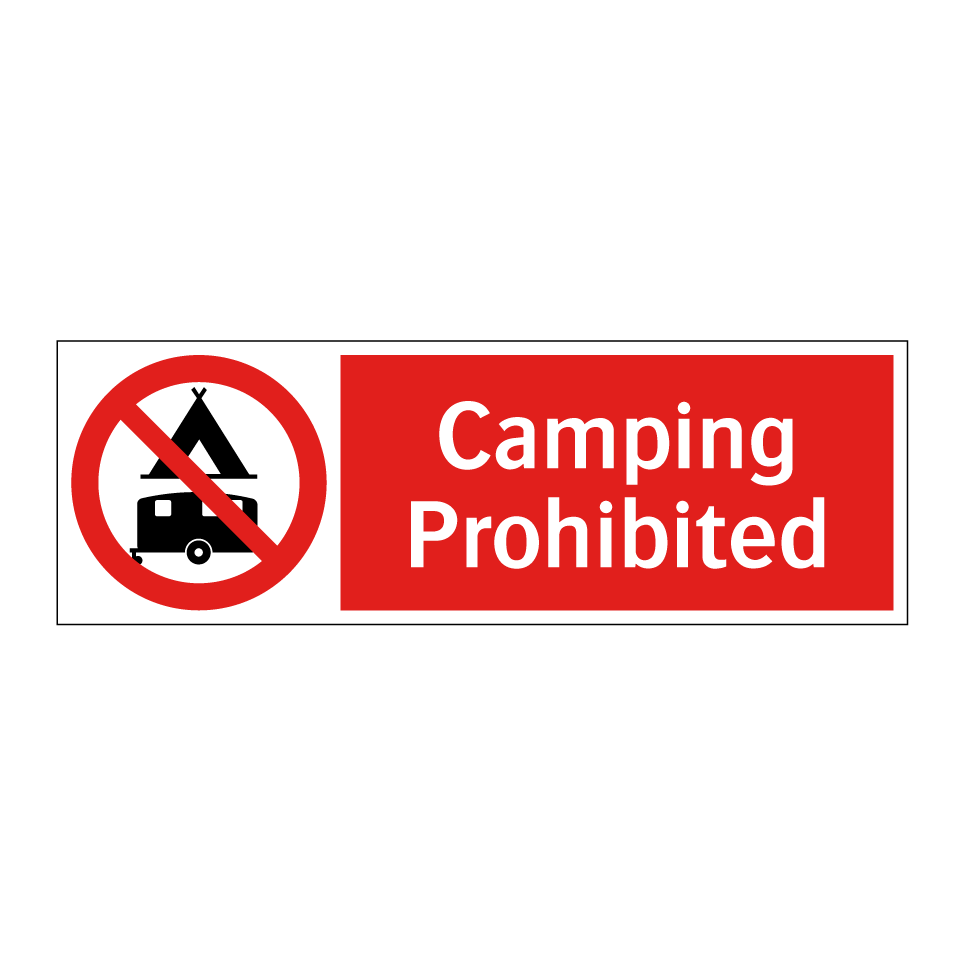 Camping Prohibited