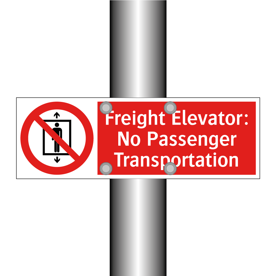 Freight Elevator: No Passenger Transportation