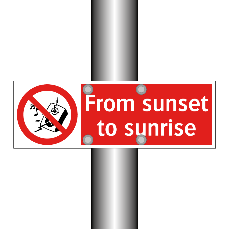 From sunset to sunrise