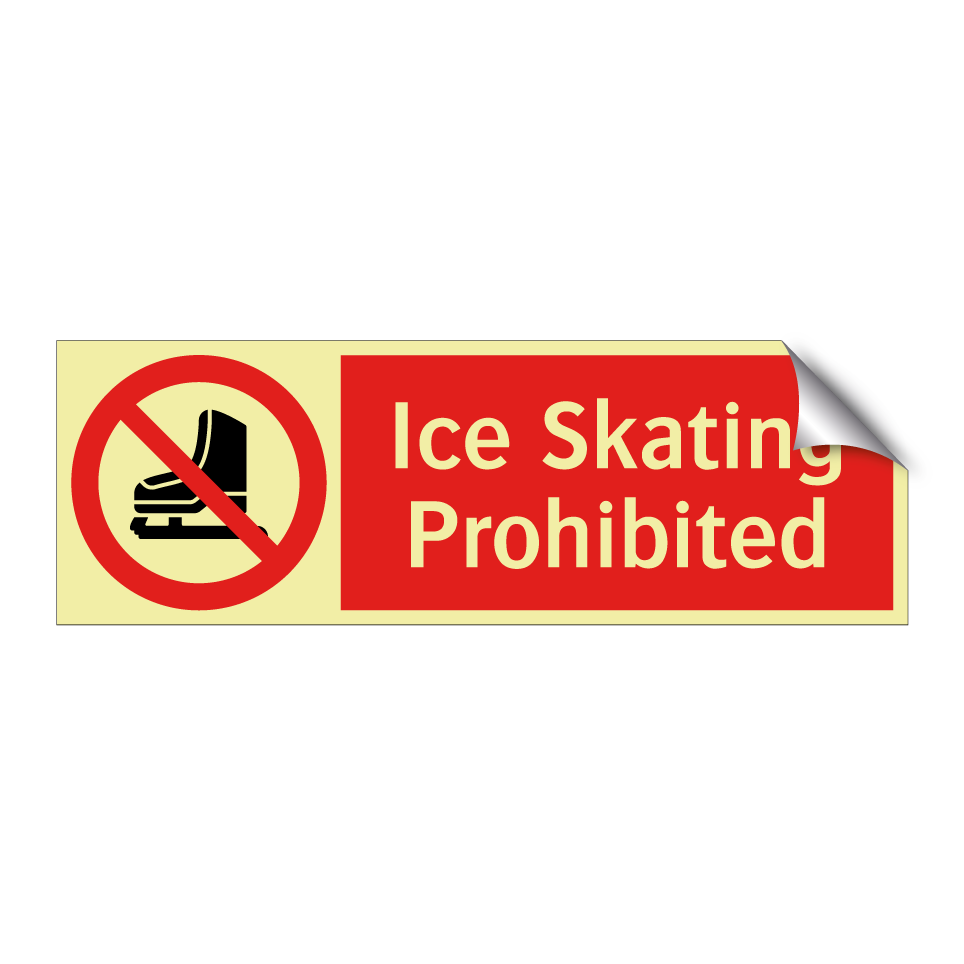 Ice Skating Prohibited
