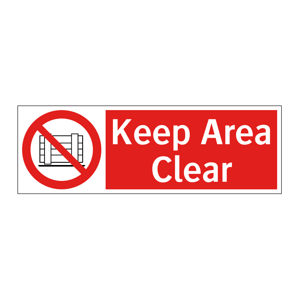 Keep Area Clear