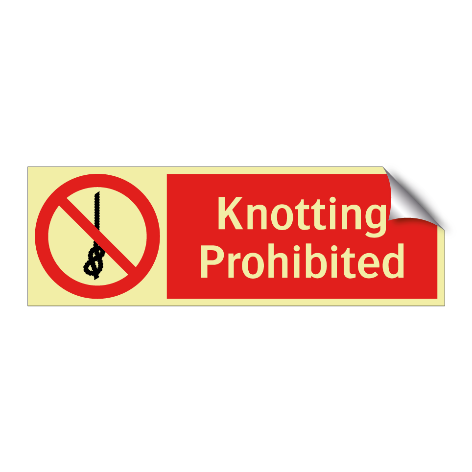 Knotting Prohibited