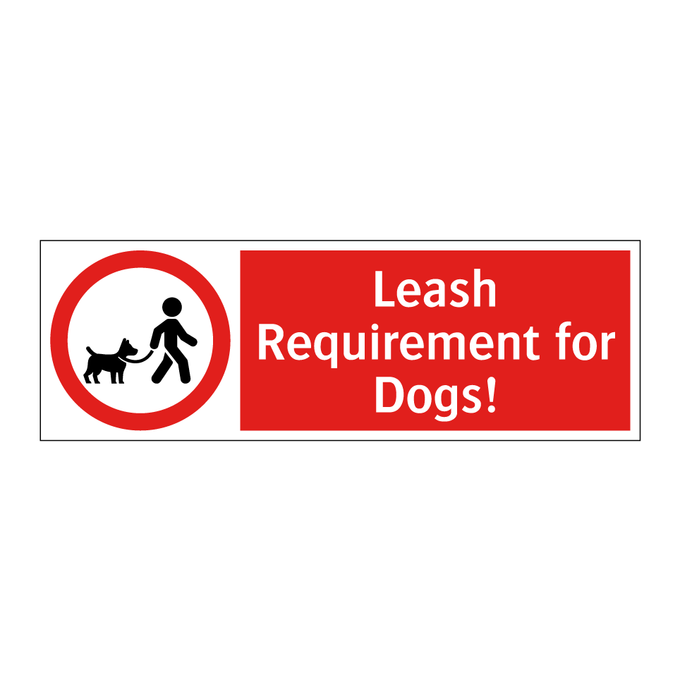 Leash Requirement for Dogs!