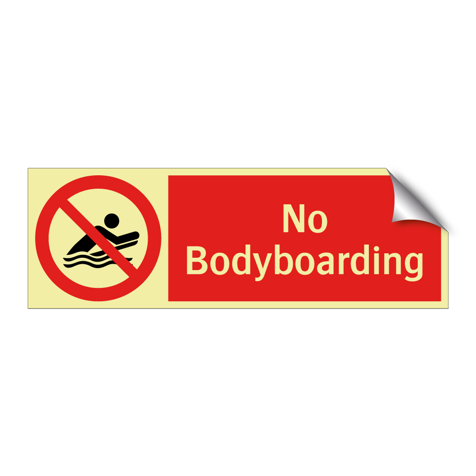 No Bodyboarding