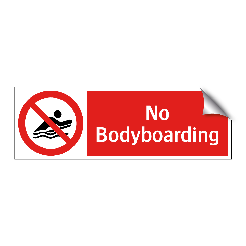 No Bodyboarding