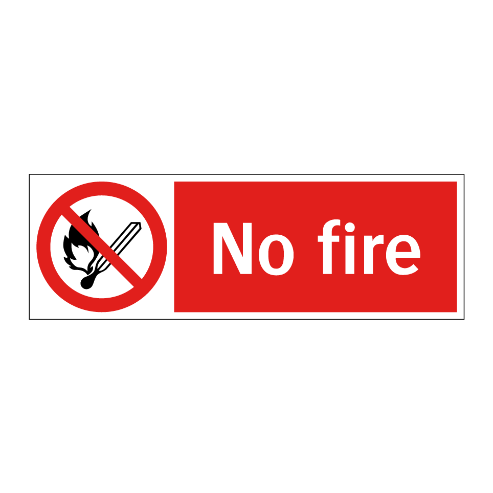 No fire