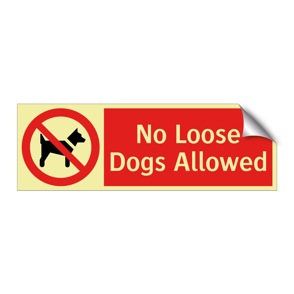 No Loose Dogs Allowed