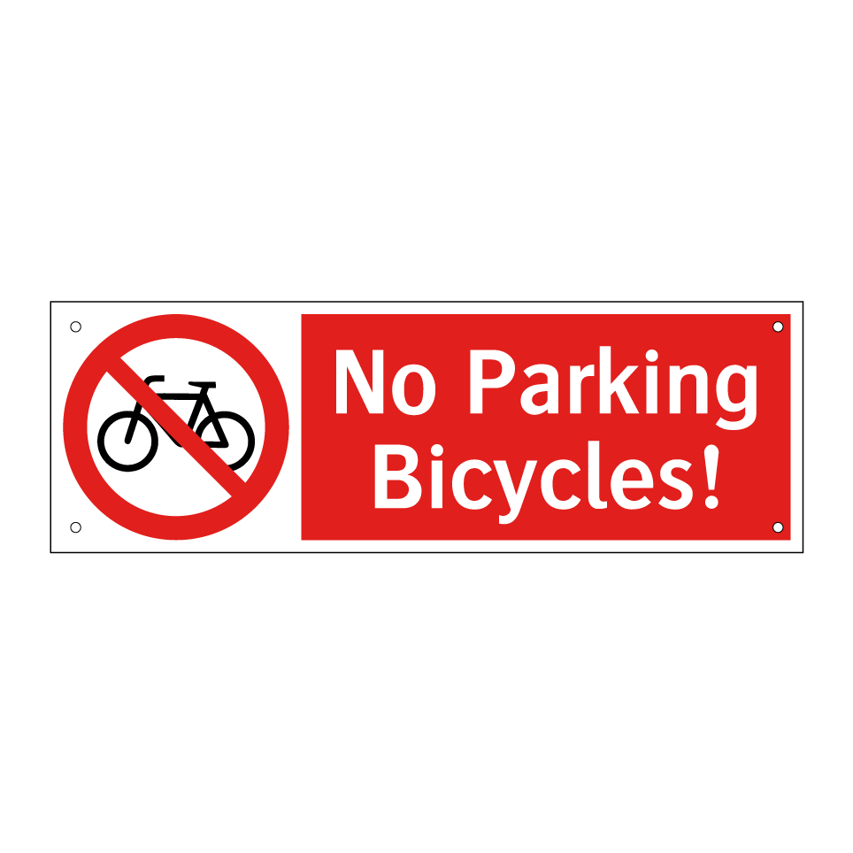 No Parking Bicycles!