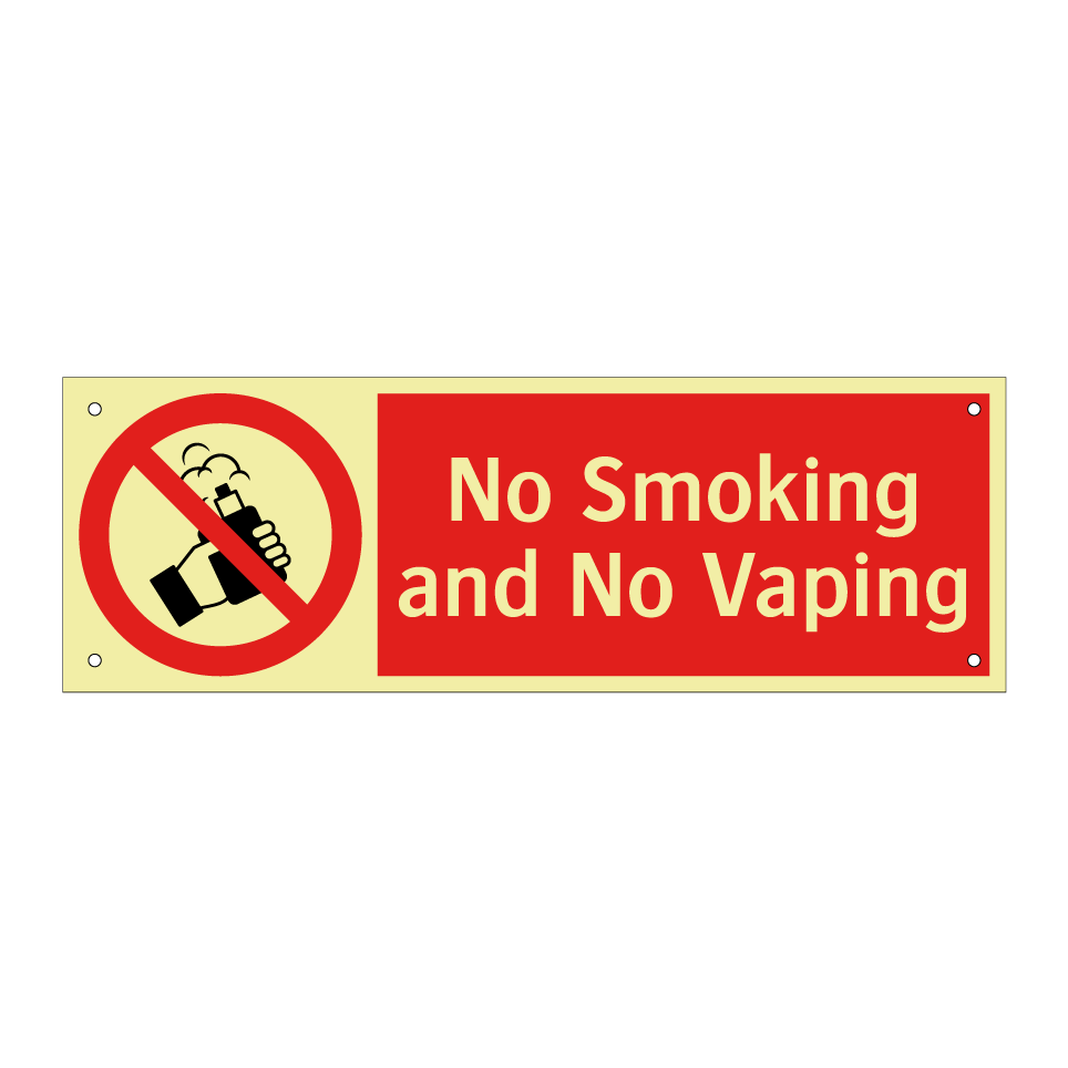 No Smoking and No Vaping