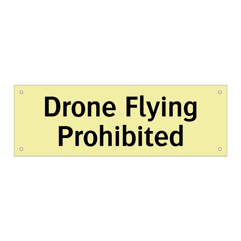 Drone Flying Prohibited