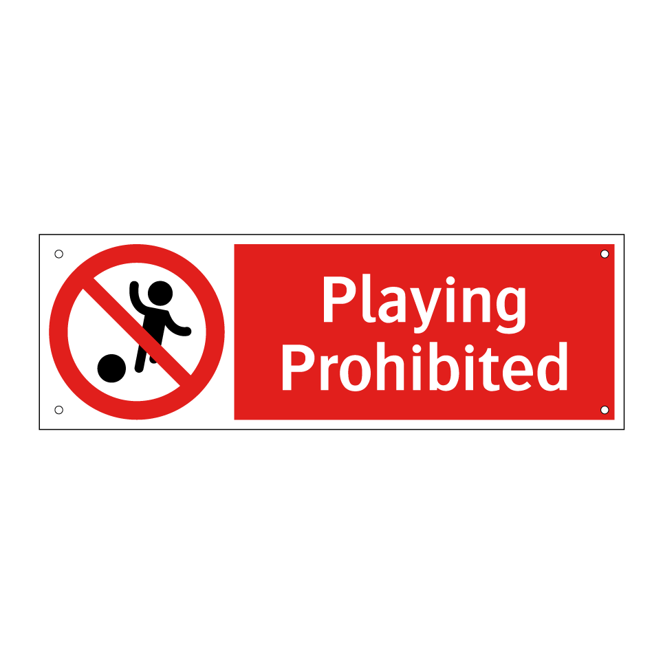 Playing Prohibited