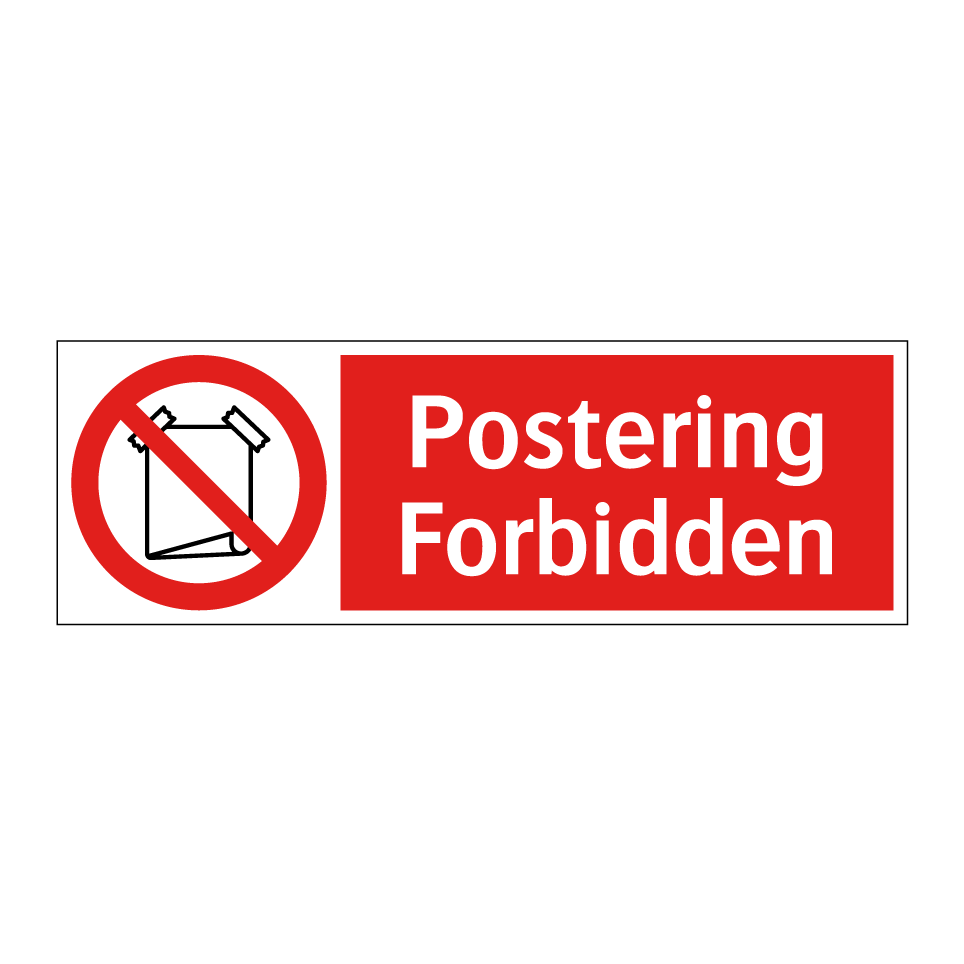Postering Forbidden