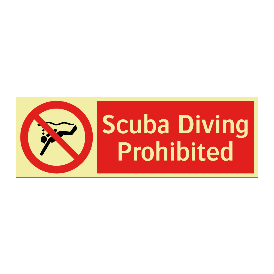 Scuba Diving Prohibited