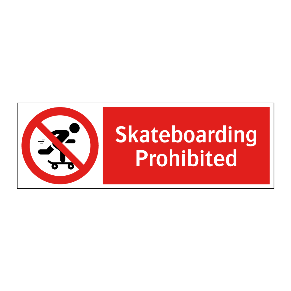 Skateboarding Prohibited