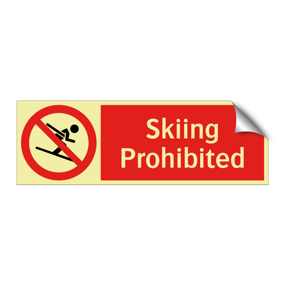 Skiing Prohibited