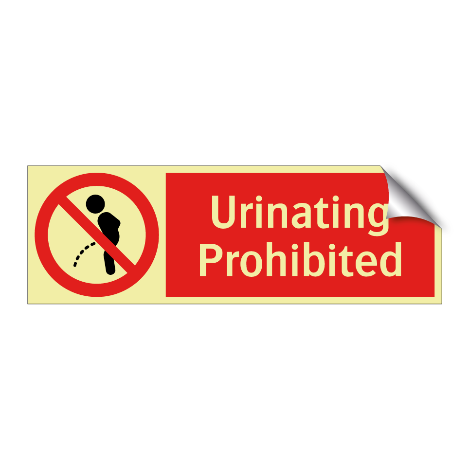Urinating Prohibited