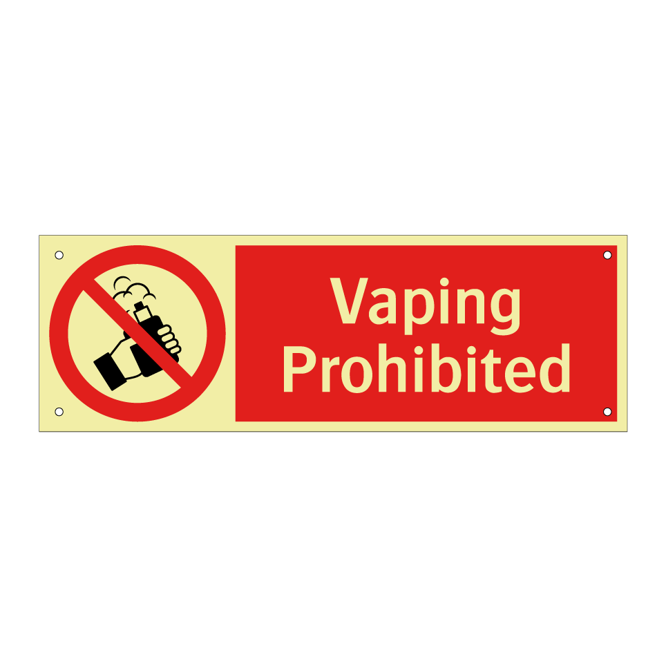 Vaping Prohibited