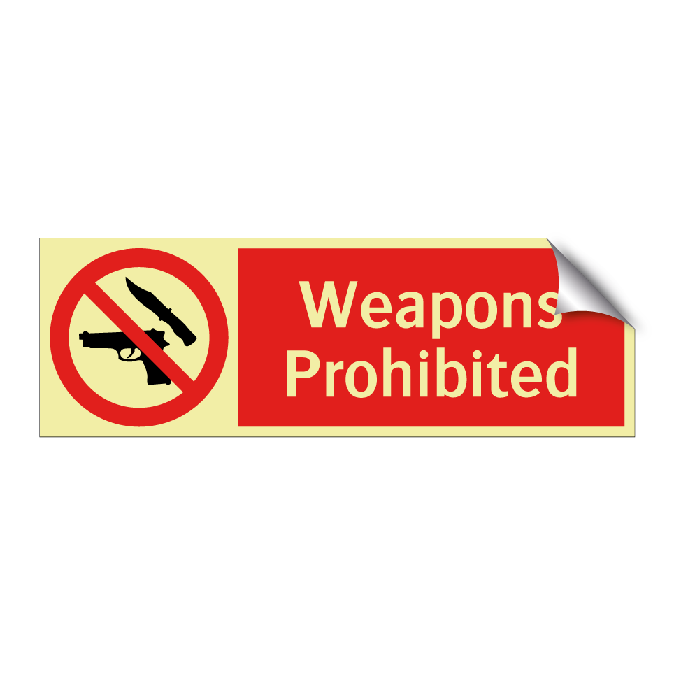 Weapons Prohibited