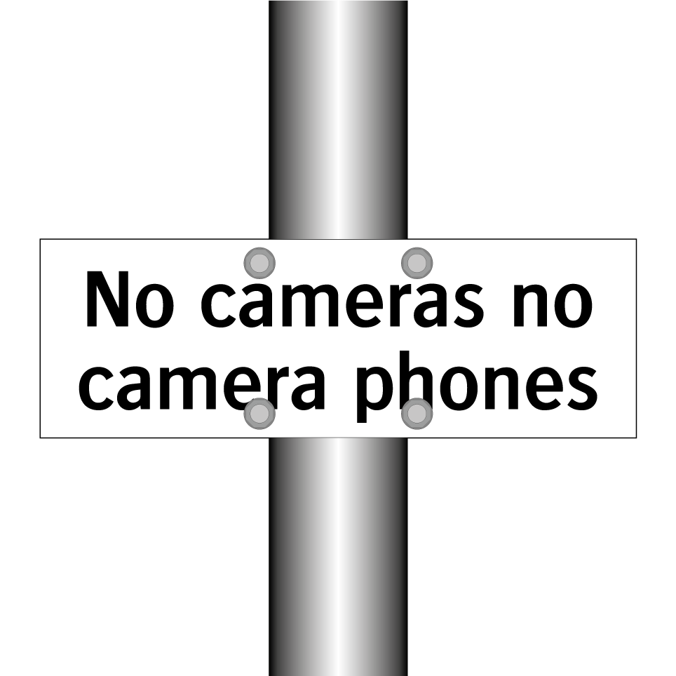No cameras no camera phones