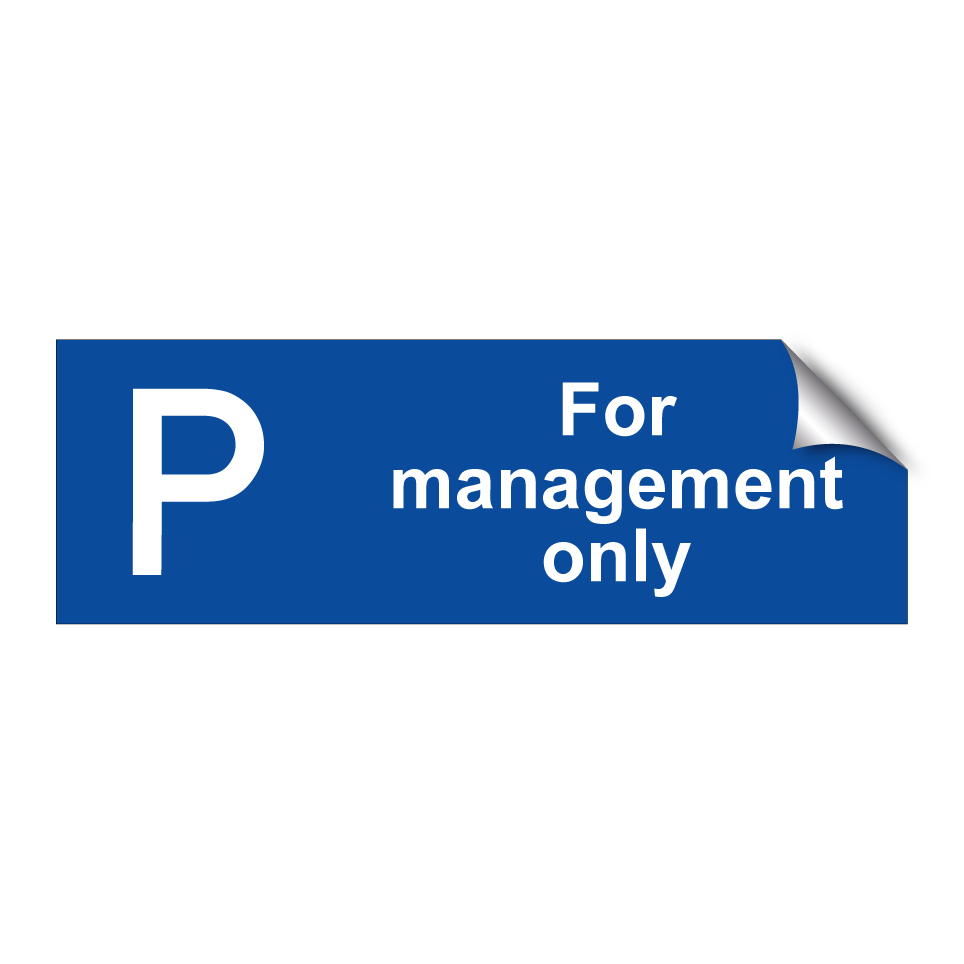 For management only