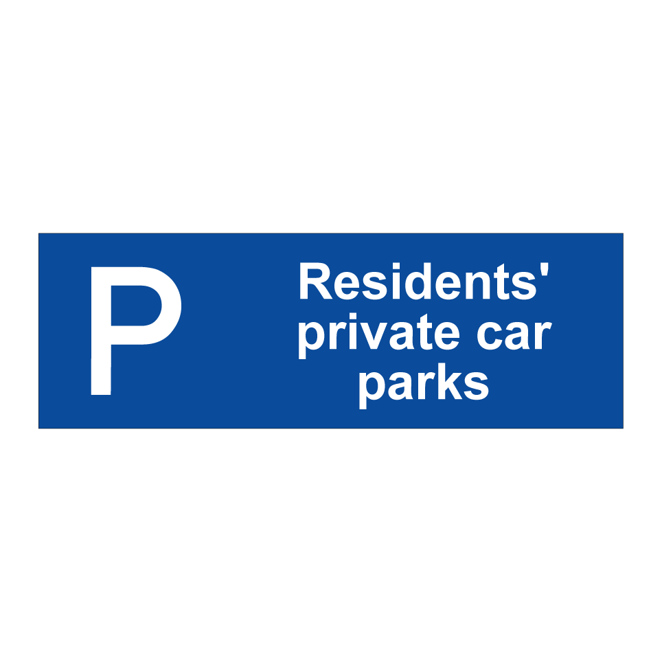 Residents' private car parks