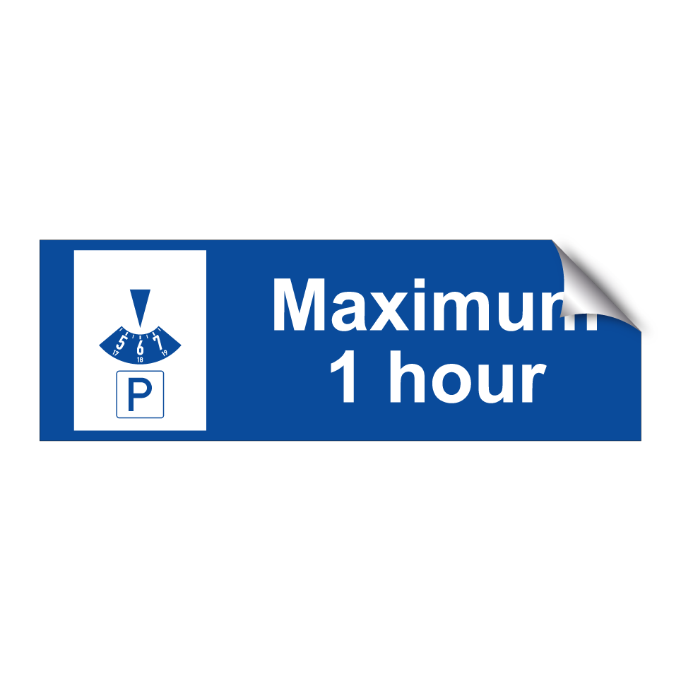 Maximum 1 hour