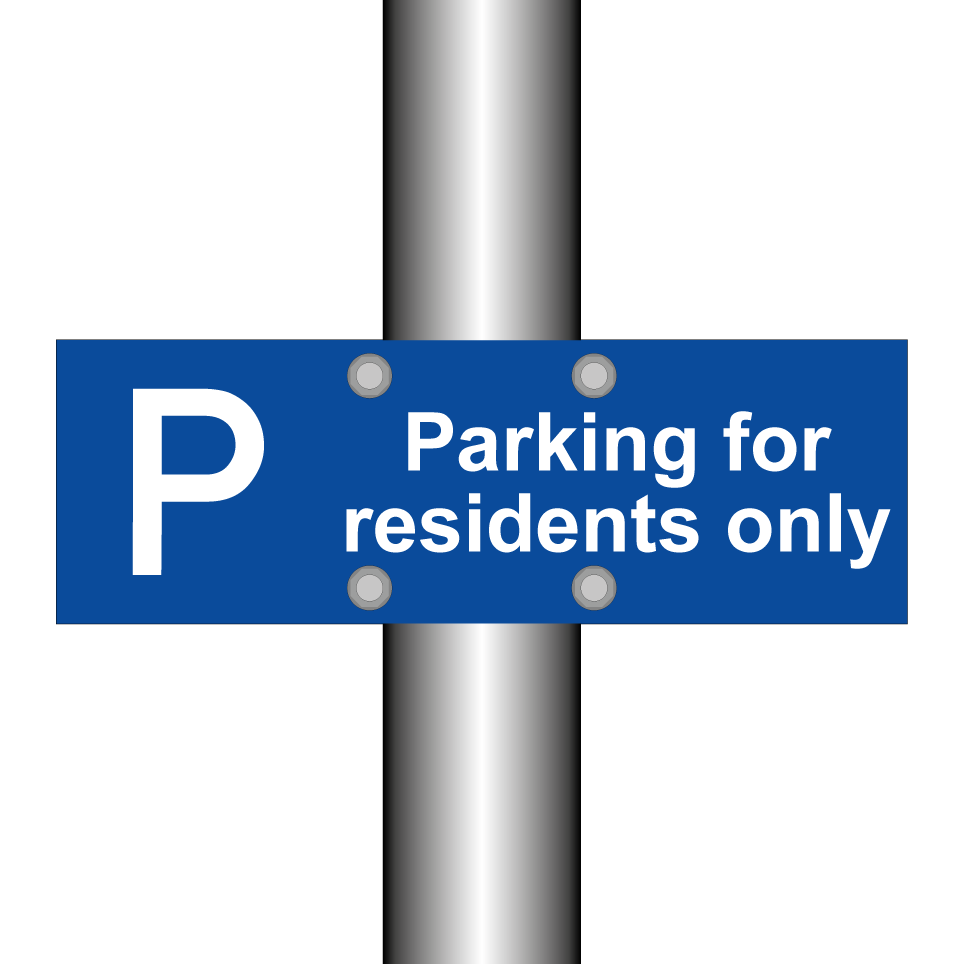 Parking for residents only