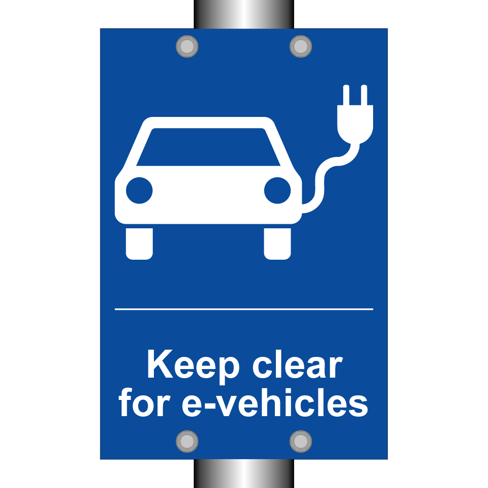 Keep clear for e-vehicles