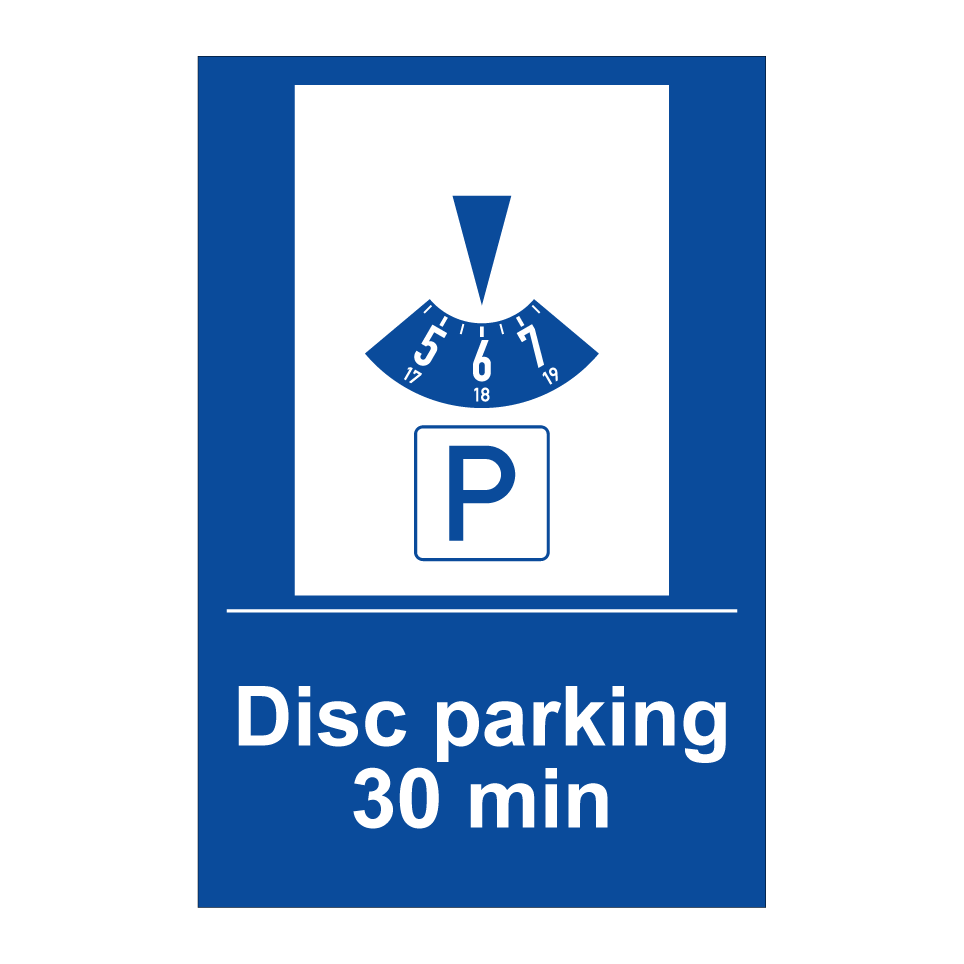 Disc parking 30 min