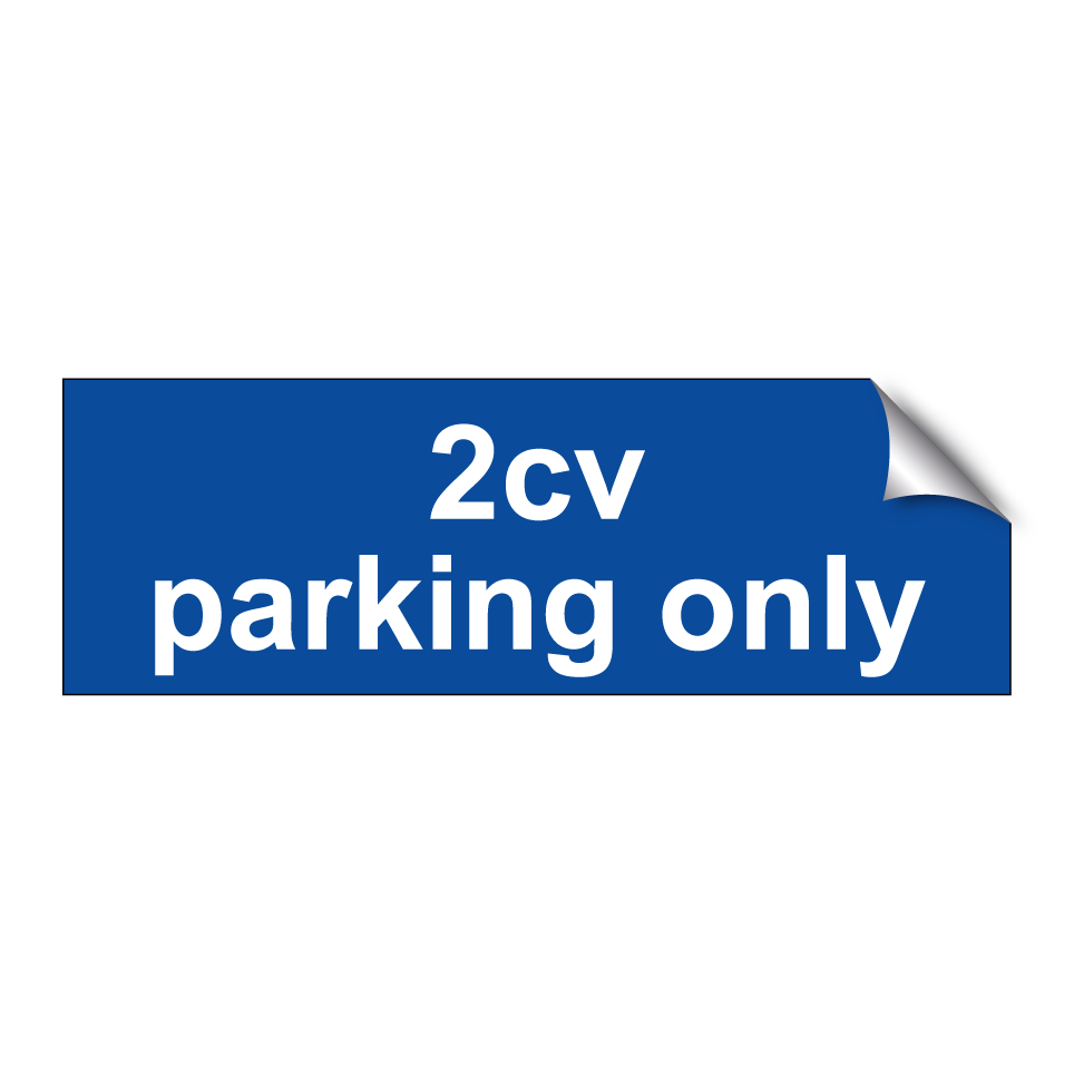 2cv parking only