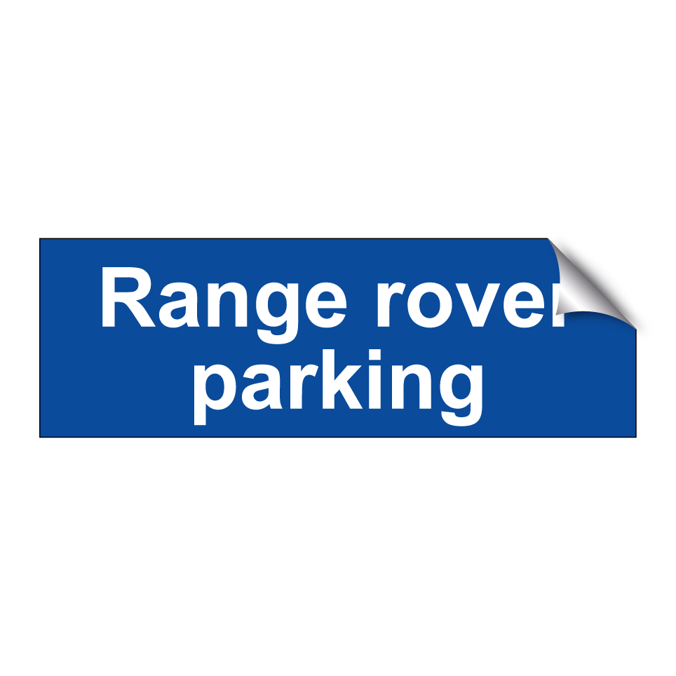 Range rover parking