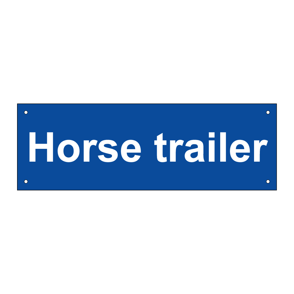 Horse trailer