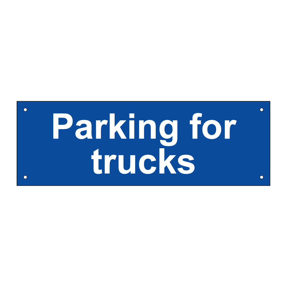 Parking for trucks