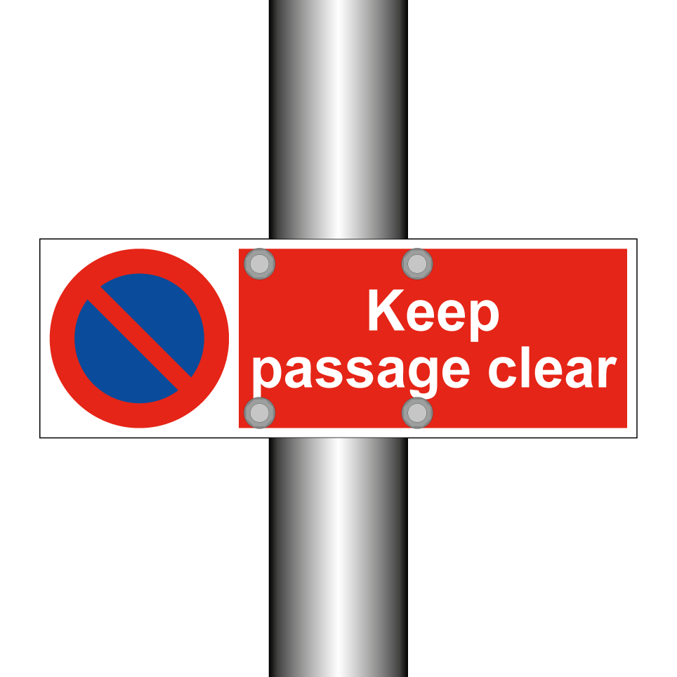 Keep passage clear