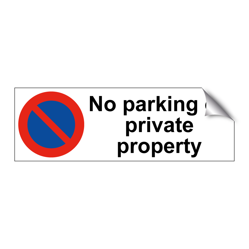 No parking on private property