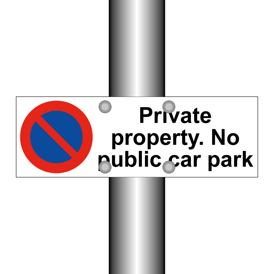 Private property. No public car park