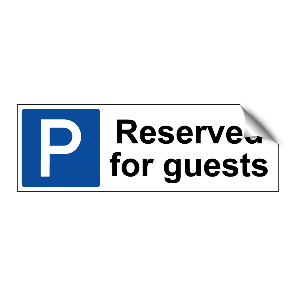 Reserved for guests