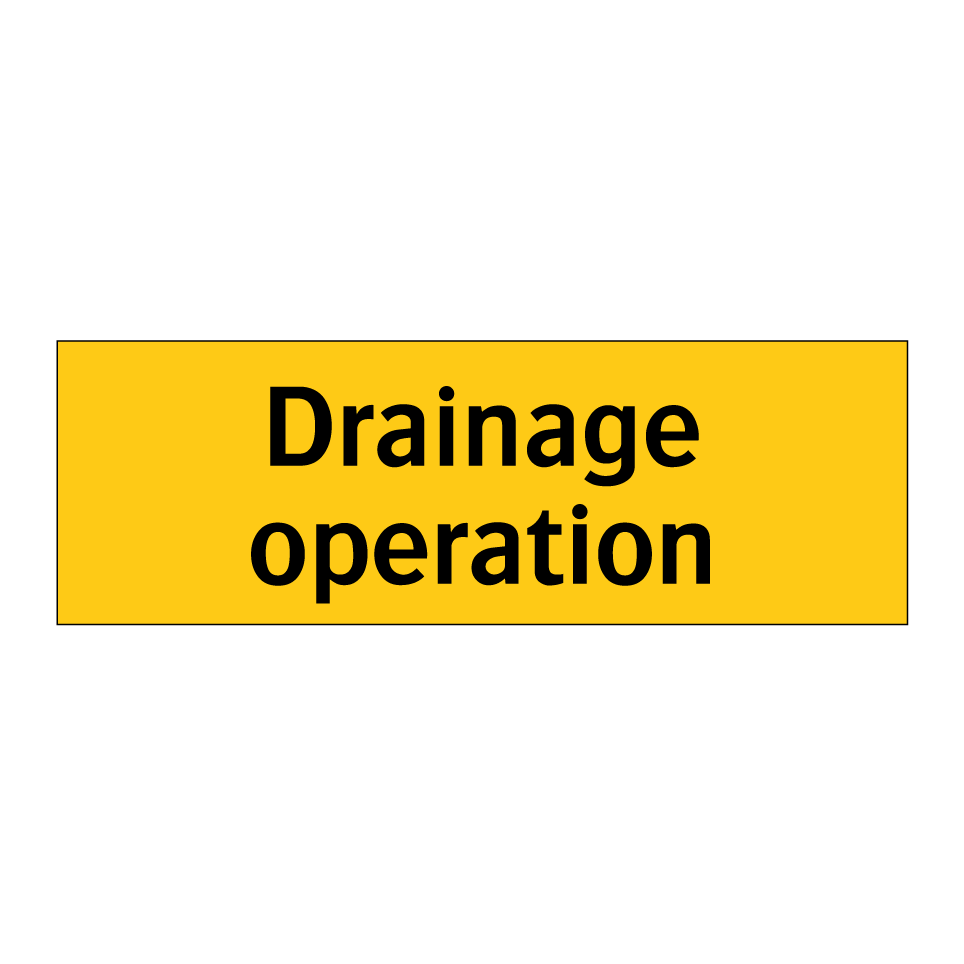 Drainage operation