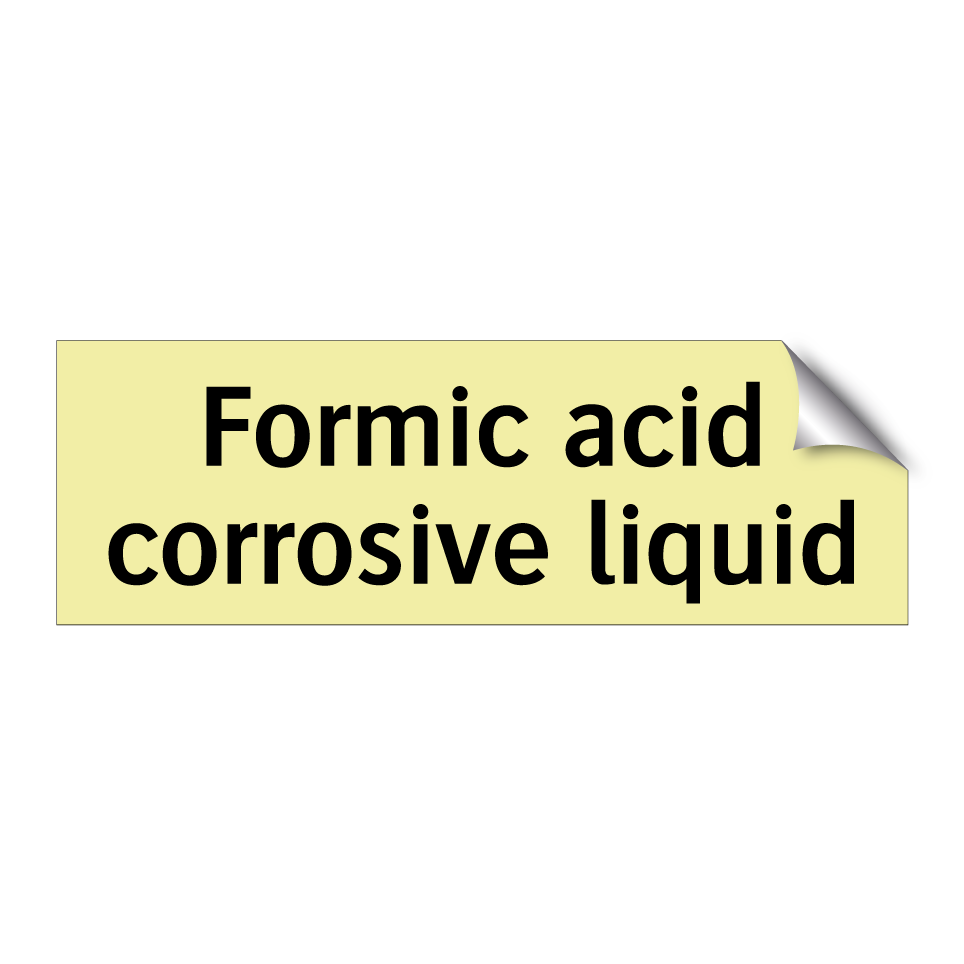 Formic acid corrosive liquid