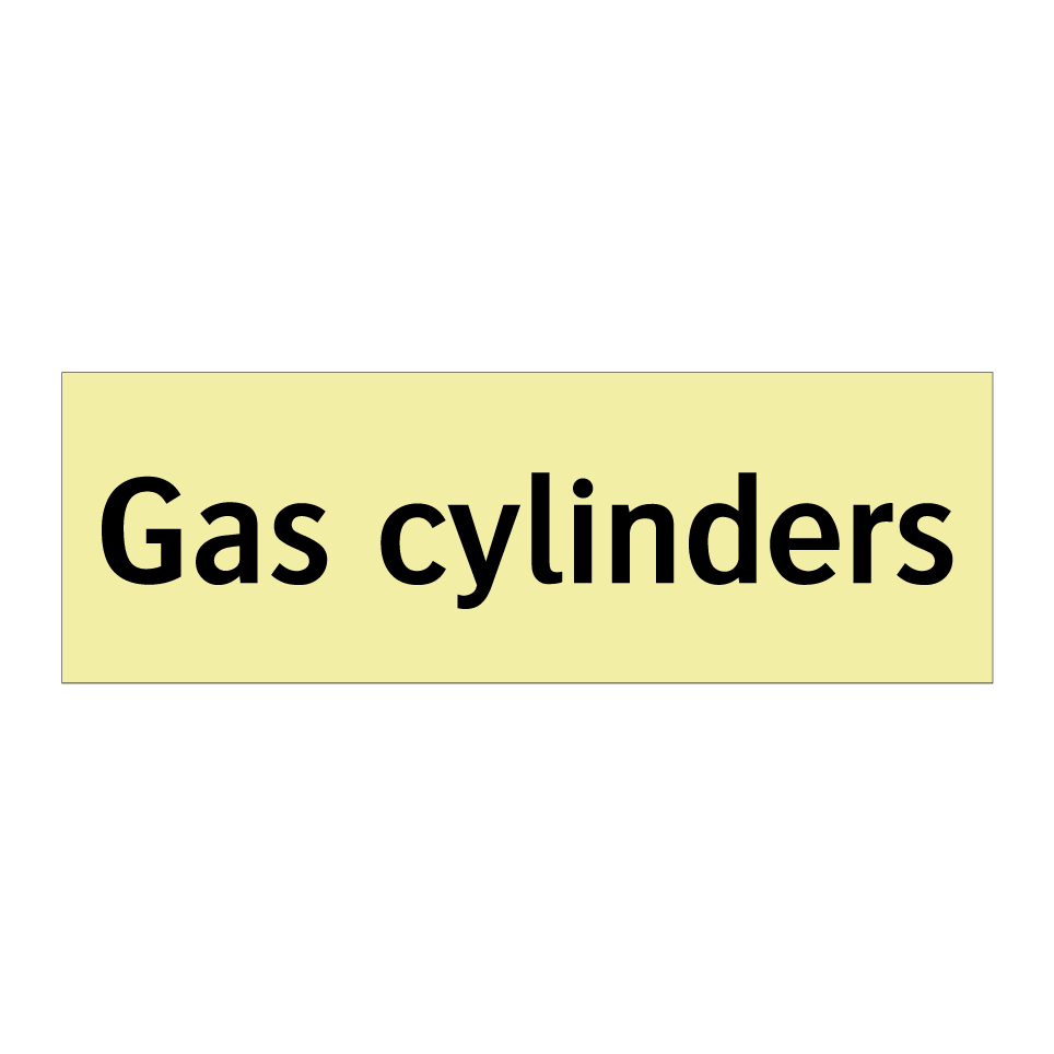 Gas cylinders