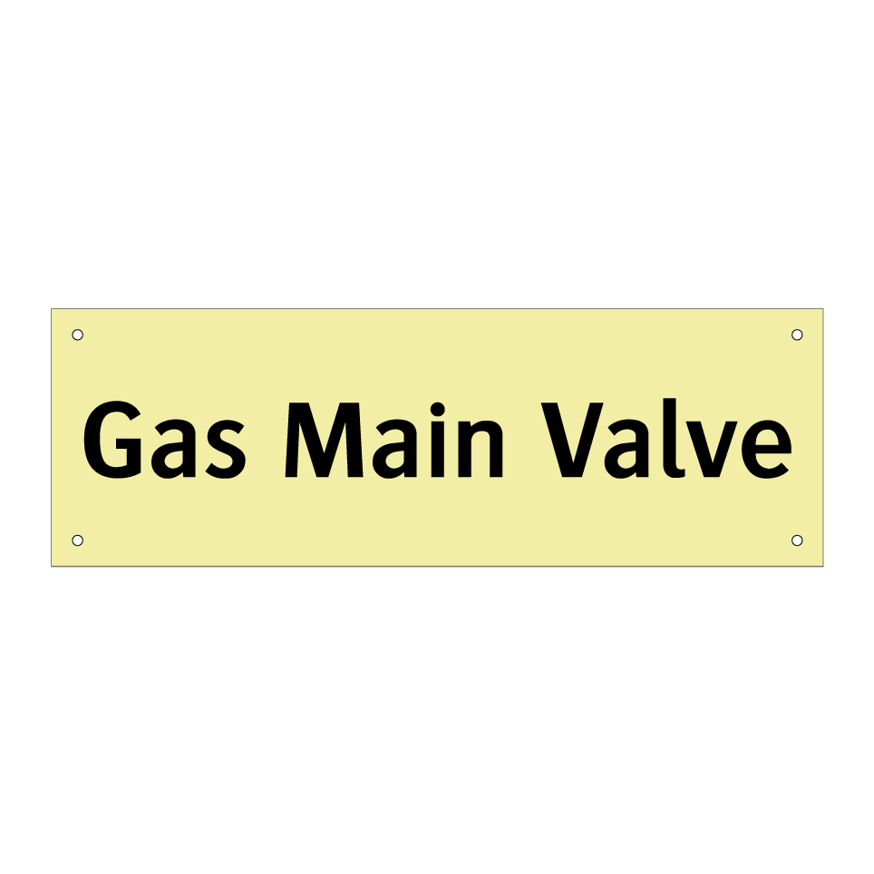 Gas Main Valve
